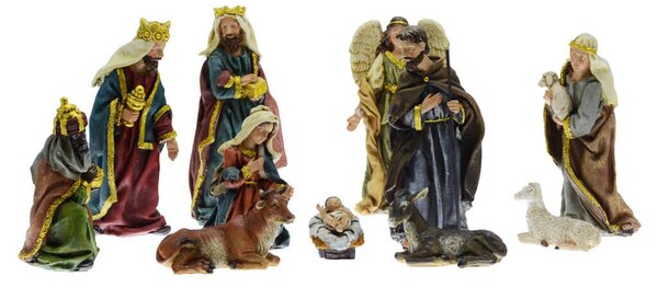 Natività 11 Personaggi H17 cm in Resina Vanzetti