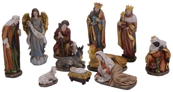Natività 11 Personaggi H20,3 cm in Resina