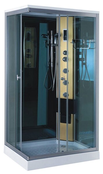 Box Doccia Idromassaggio Angolare 100X70 cm Carelli Taormina