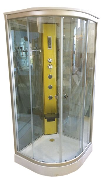 Box Doccia Idromassaggio Angolare 90X90 cm Carelli Key West