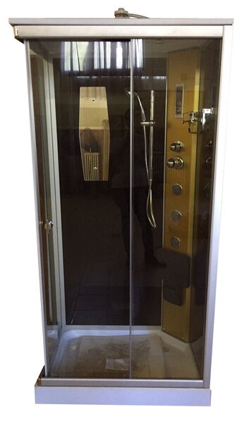 Box Doccia Idromassaggio Angolare 100X70 cm Carelli Taormina