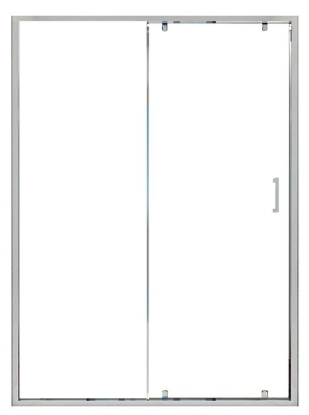 Porta Parete Doccia 100 cm 1 Anta Scorrevole in Cristallo Trasparente 6mm H190 Bonussi Giuly