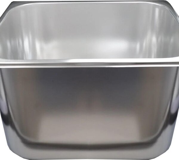 Lavello Gastronorm in acciaio inox - 24x30x20 cm