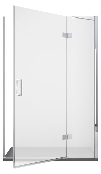 Porta Parete Doccia 80 cm 1 Anta Battente in Cristallo Trasparente 8mm H195 Bonussi Isabel
