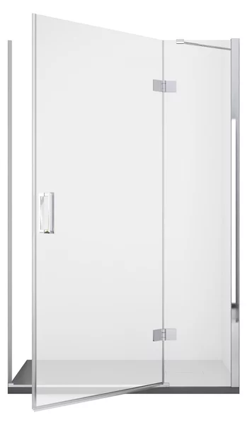 Porta Parete Doccia 80 cm 1 Anta Battente in Cristallo Trasparente 8mm H195 Bonussi Isabel