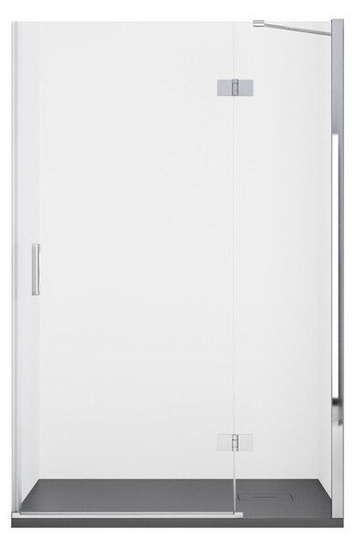 Porta Parete Doccia 80 cm 1 Anta Battente in Cristallo Trasparente 8mm H195 Bonussi Isabel