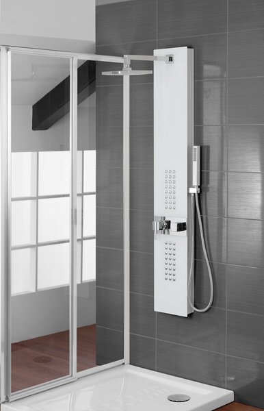 Colonna Doccia a Parete in Vetro Temperato