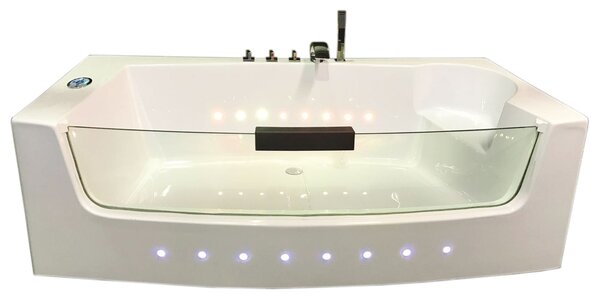 Vasca da Bagno Idromassaggio Rettangolare 180X90 cm Carnelli Dorado