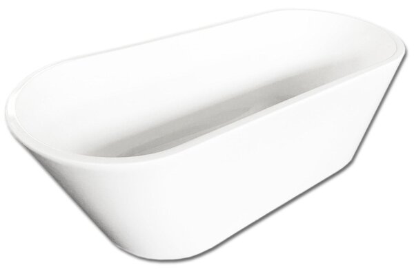 Vasca da Bagno Tradizionale Ovale 170x70 cm Carnelli Freestanding Venere Bianca