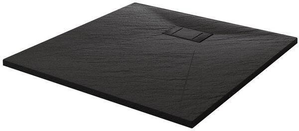 Piatto Doccia 80x80 cm in Acrilico Fosterberg Azalea Antracite