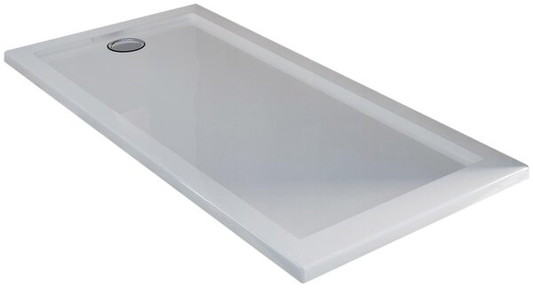 Piatto Doccia 70x140 cm in Acrilico Fosterberg Floret Bianco Lucido