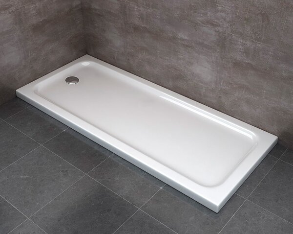 Piatto Doccia Rettangolare H5cm in ABS Rinforzato Bianco 70x160 cm