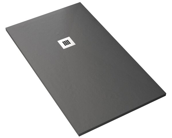 Piatto Doccia 80x140 cm in Pietra Bonussi Everest Antracite