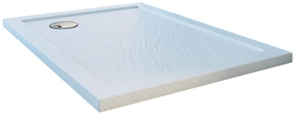 Piatto Doccia 75x75 cm in Acrilico Fosterberg Floret 2 Bianco