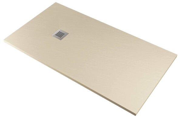 Piatto Doccia in Pietra 80x90 cm Pedrinelli Ardesia Stone Side Beige