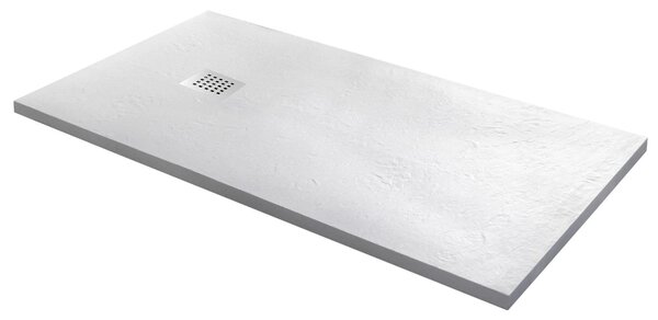 Piatto Doccia in Pietra 90x140 cm Bonussi Ardesia Stone Side Bianco