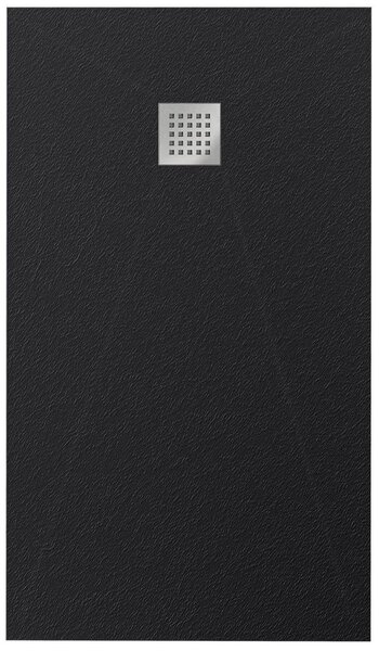 Piatto Doccia in Pietra Fosterberg Silene Antracite 70x90 cm