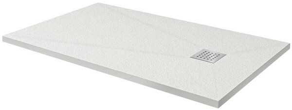 Piatto Doccia 80x100 cm in Pietra Fosterberg Silene Bianco