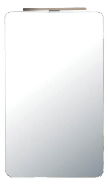 Specchio Contenitore Anta Destra 50x13x85 cm 2 Ripiani in Nobilitato Montegrappa Bianco