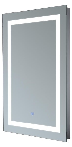 Specchio da Bagno con Luce LED 60x80x4 cm