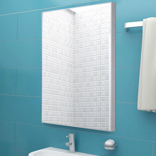Specchio da Bagno 60x80 cm Silver