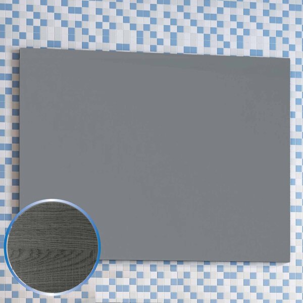 Specchiera da Bagno in Legno Rovere Segato 80X60cm Fosterberg Porto 1