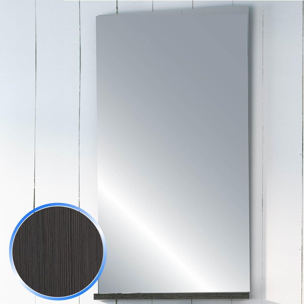 Specchiera da Bagno in Legno Rovere Spazzolato 45X90cm Fosterberg Roma 1