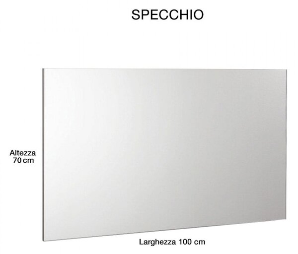 Mobile da Bagno Sospeso 108cm Mazzoni Manhattan Antracite
