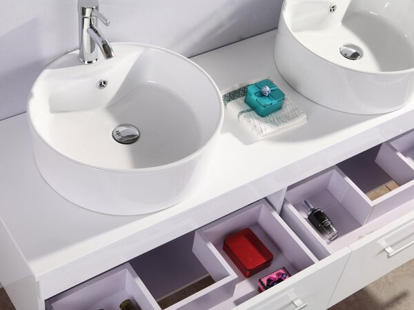 Mobile Bagno Sospeso 150 cm Carnelli White Cardellino Bianco