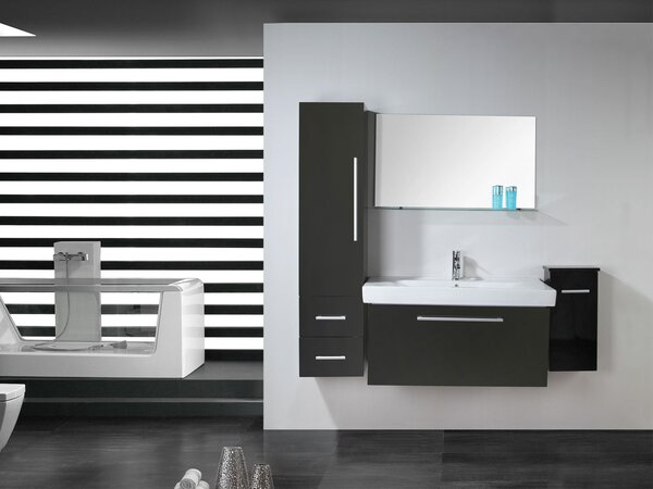 Mobile Bagno Sospeso 100 cm Carnelli London Nero