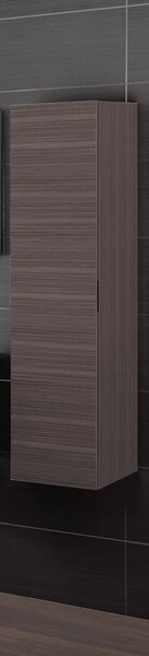 Mobile da Bagno Pensile in Mdf Marrone 120X30X30 Cm