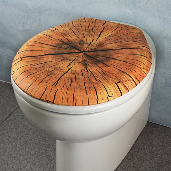 Copriwater Universale in Termoindurente 37x46,6x5 Saniplast Wood