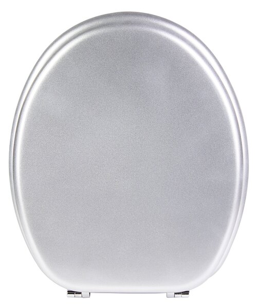Copriwater Universale 5,5x45x38 cm in MDF Silver
