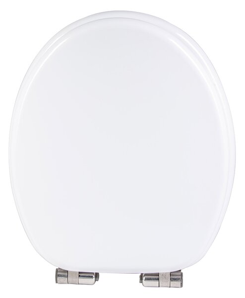 Copriwater Universale 5,5x45x38 cm in MDF con Chiusura Soft Bianco