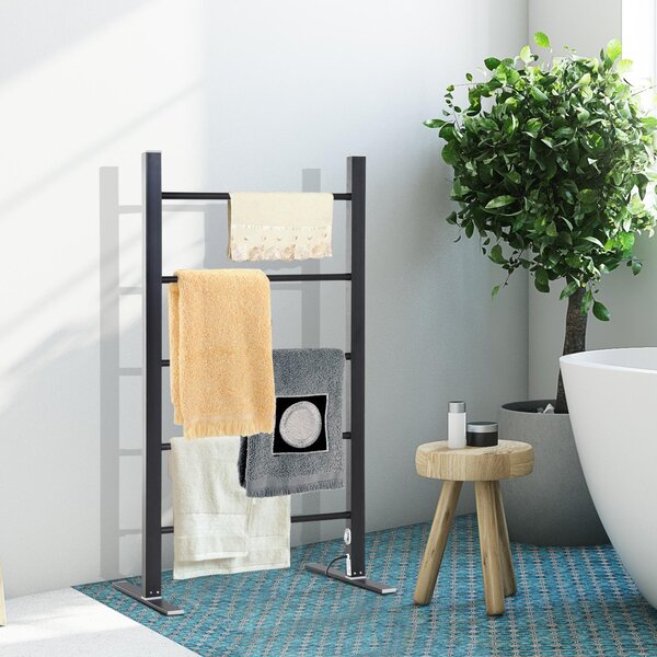 Scaldasalviette Stendibiancheria Elettrico 100W Verticale 58x39x105 cm
