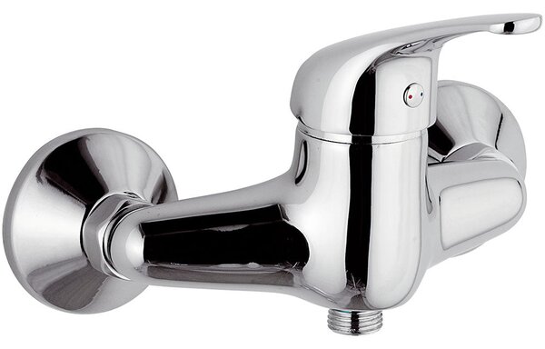 Rubinetto Miscelatore Monocomando Doccia Esterno in Ottone Mariani Epic Cromato