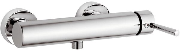 Rubinetto Miscelatore Monocomando Doccia Esterno in Ottone Mariani Hermes Cromato