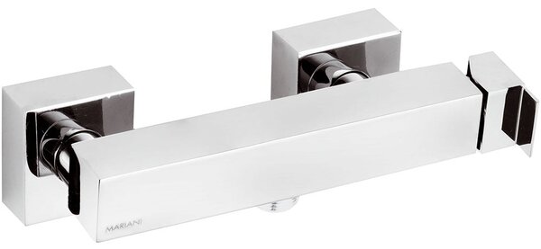 Rubinetto Miscelatore Monocomando Doccia Esterno in Ottone Mariani Polar Cromato