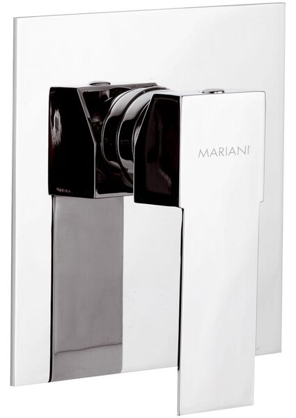 Rubinetto Miscelatore Monocomando Doccia ad Incasso in Ottone Mariani Polar Cromato