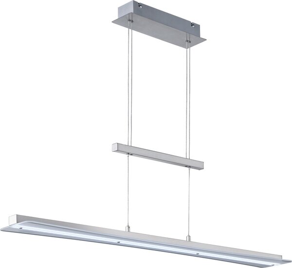 Lampada a sospensione Reality Smash LED 18W nichel opaco CCT colore luce regolabile touch