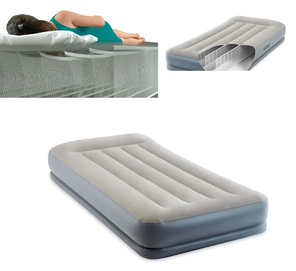Materasso gonfiabile singolo Intex 191x99cm con pompa 64116ND