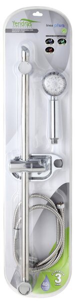 Saliscendi Doccia Cromato a Led