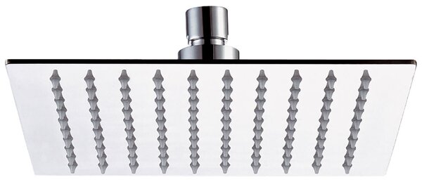Soffione Doccia Quadrato in Acciaio Inox Mariani Cromato 20x20 cm