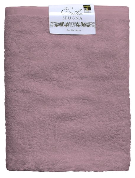 Telo Spugna Asciugamano 90x140cm Erika Vinaceo