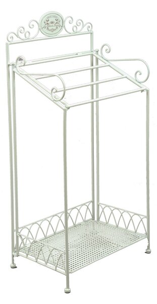 Portasciugamani in Ferro 47x31H99cm Salle De Bains Bianco