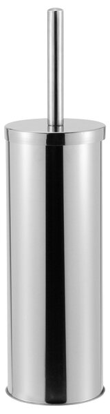 Porta Scopino Ø9,5x37 cm in Acciaio Inox