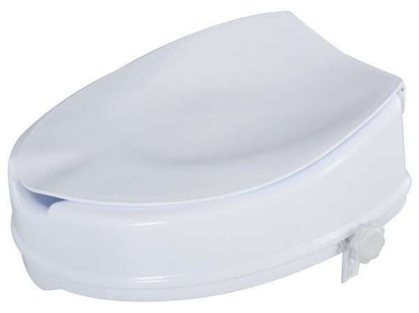 Sedile Rialzo per WC 35x40x16 cm in Polipropilene Bianco