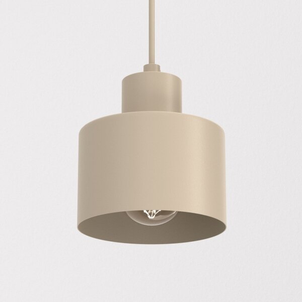 Lampadario a cavo PARKLA 1xE27/15W/230V beige