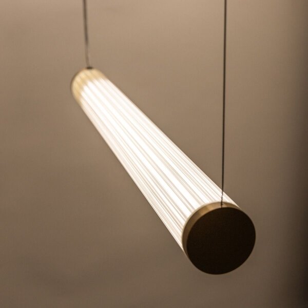 Zuma Line 1234 - Lampadario LED dimmerabile a sospensione con cavo COMO LED/64W/230V 2700-6500K oro + telecomando