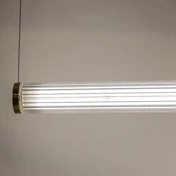 Zuma Line 1234 - Lampadario LED dimmerabile a sospensione con cavo COMO LED/64W/230V 2700-6500K oro + telecomando